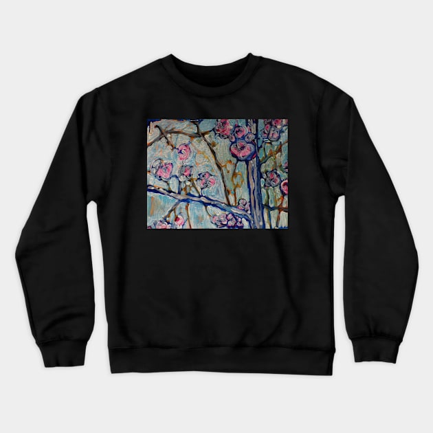 Sizzling cherry blossoms Crewneck Sweatshirt by AmyKalish